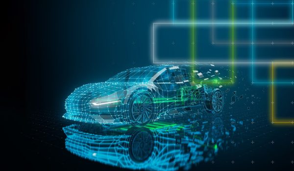 automotive sw services connected vehicle illustration